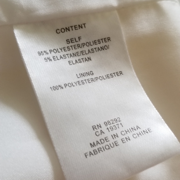 Tibi White Structured Crepe Cutout Open Shoulder Dress Sz 10 Org $395 - Picture 9 of 10